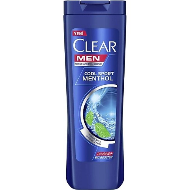 Clear Şampuan & Cool Sport Menthol Erkek 485 ml