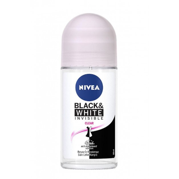 Nivea Deodorant Rool On & İnvisible Black&White (Clear) Kadın 50ml
