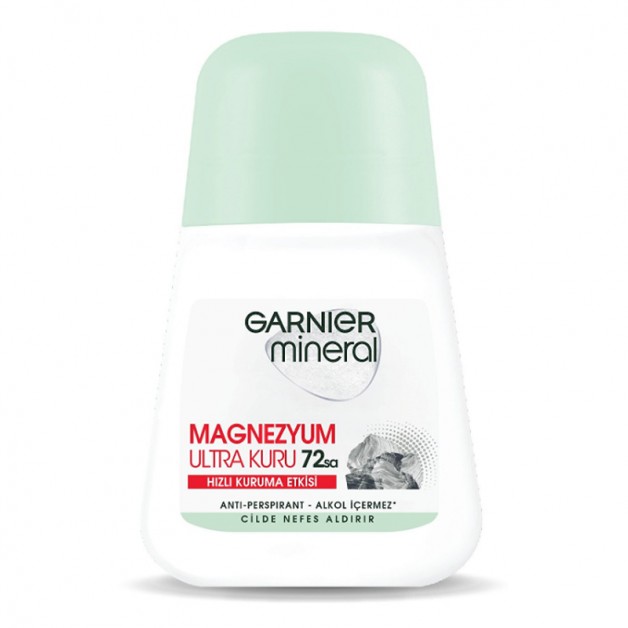 Garnier Deodorant Rool On & Mineral Magnezyum Ultra Kuru Kadın 50ml