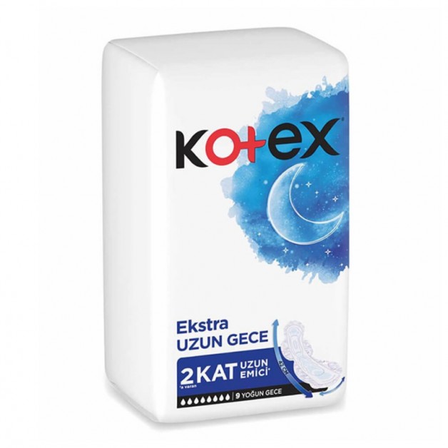 Kotex Extra Uzun Gece 9 Lu