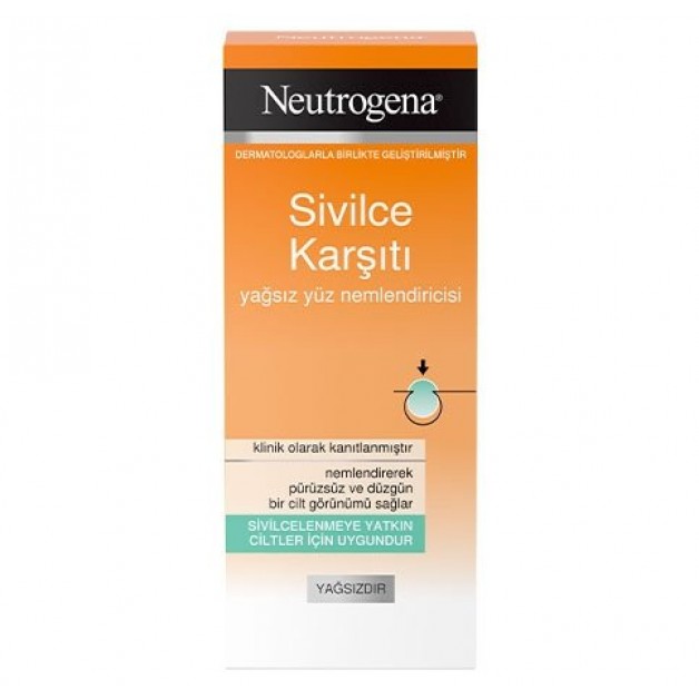 Neutrogena Yüz Bakım Kremi & Clear Yağsız Nemlendirici Gündüz Bakım Kremi 50Ml