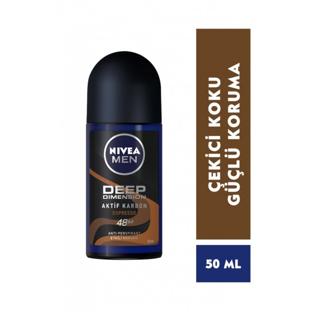 Nivea Deodorant Rool On & Deep Espresso Erkek 50ml
