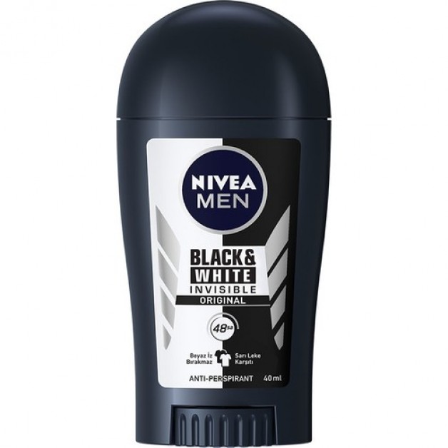 Nivea Deodorant Stıck Black & White Power Erkek 40ml