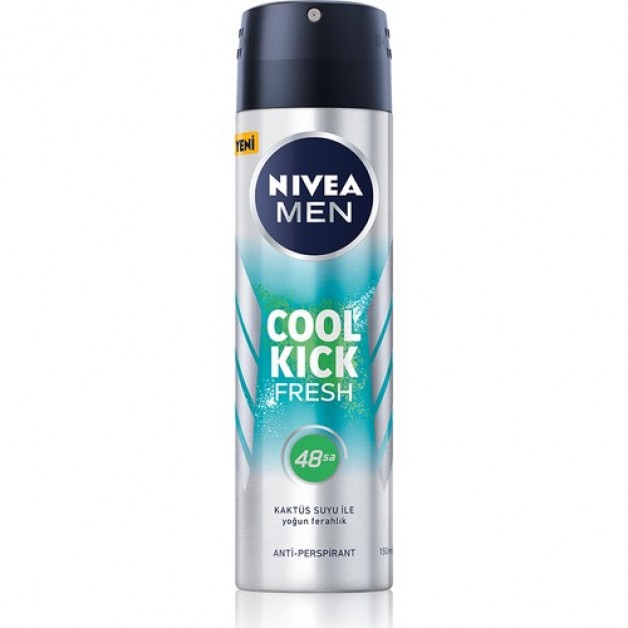 Nivea Deodorant Sprey Cool Kick Fresh Erkek 150ml