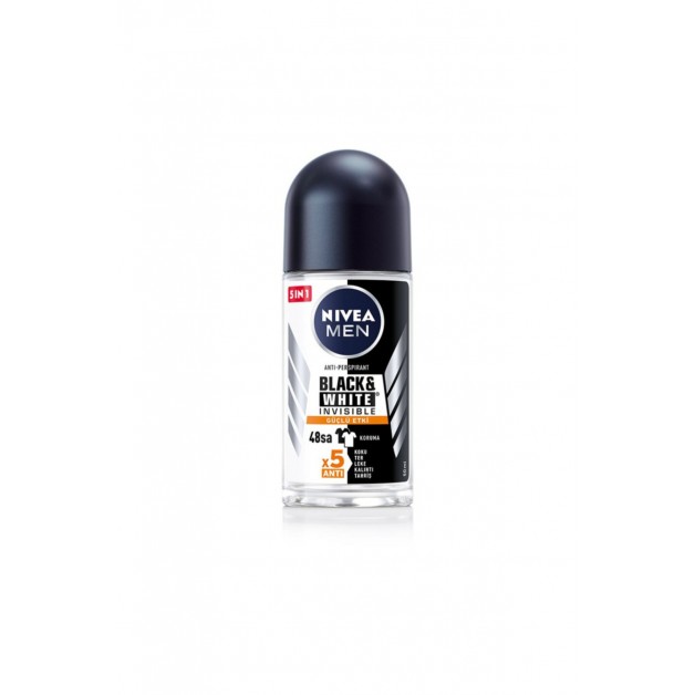 Nivea Deodorant Rool On & İnvisible Black & White Ultimate İmpact Erkek 50ml