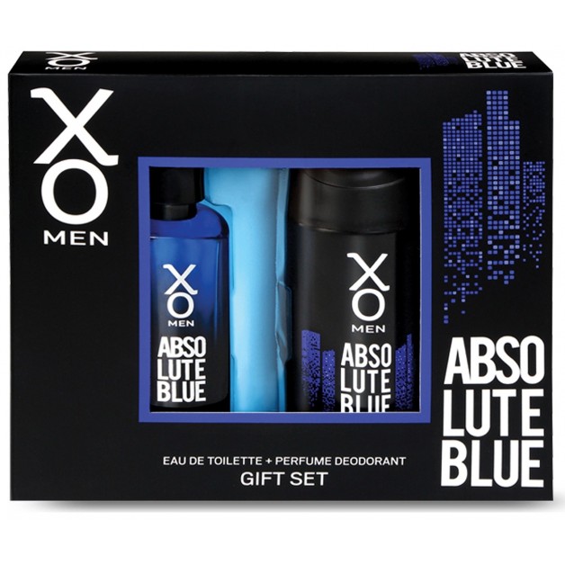 Xo Parfüm Seti & Absolute Blue Edt Erkek 100ml +Deodorant Sprey Absolute Blue Erkek 125ml