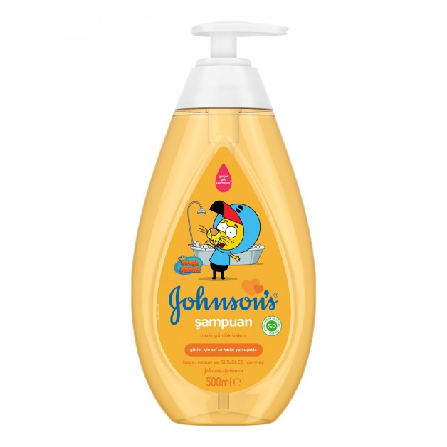 Johnsons Saç Şampuanı & Kral Şakir Hassas Saçlar Ve Bebekler İçin 500ml