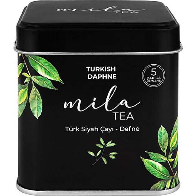 Mila Tea Bitki Çayı & Defne Yaprağı Aromalı Türk Siyah Çayı 70gr