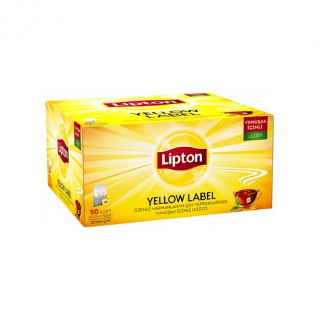 Lipton Yellow Label Bardak Poşet Çay 50 Gr