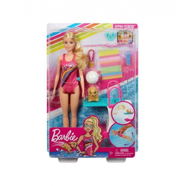 Barbie Seyahatte Yüzücü Barbie Oyun -mtl-ghk23 Mtl