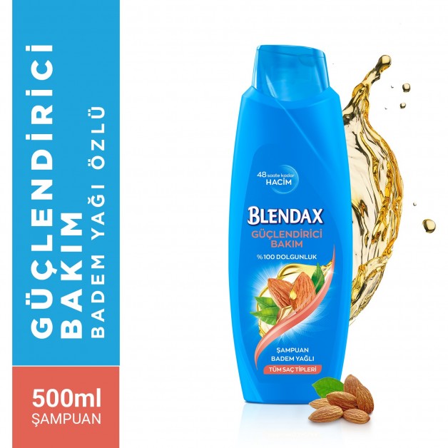 Blendax şampuan 500 Ml Badem özü