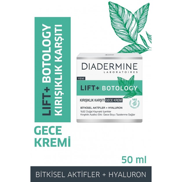Diadermine Lift + Botology Ni̇ght Cream 50 Ml