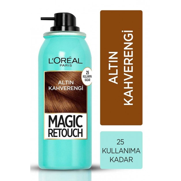 Loreal Paris Saç Boyası & Spreyi Beyaz Saçlar İçin Kapatıcı Saç Spreyi Magıc Retouch 03 Koyu Kahverengi 75ml