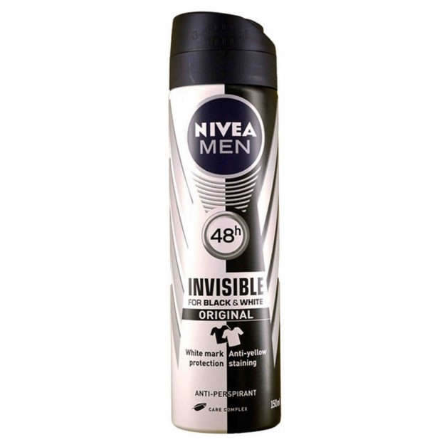 Nivea Deodorant Sprey 150 Mlinvisible Black & White Power Erkek