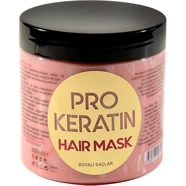 Redusa Saç Bakım Maskesi & Pro Keratin Mask Boyalı Saçlar İçin 500ml Pembe