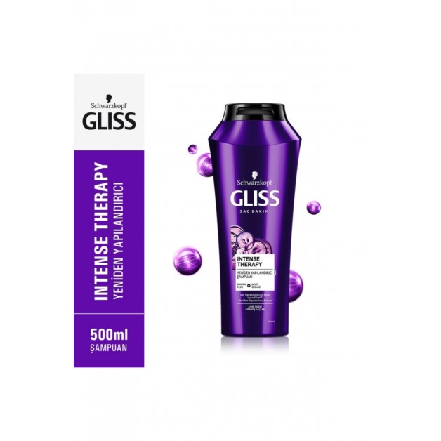 Gliss Saç Şampuanı & Aşırı İşlem Görmüş Saçlar İçin Intense Therapy 500ml