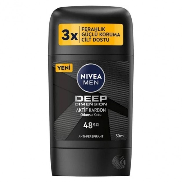 Nivea Deodorant Stıck Deep Dimension Erkek 50ml