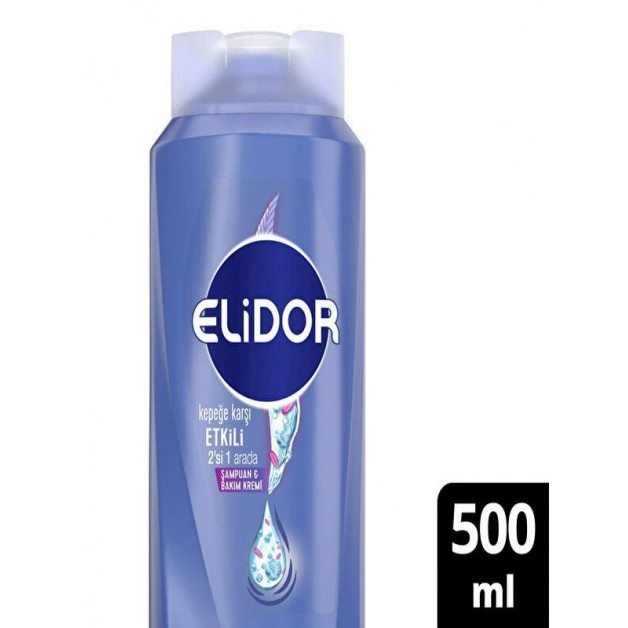 Elidor Saç Şampuanı & Kepeğe Karşı Etkili 2si1 Arada 500ml