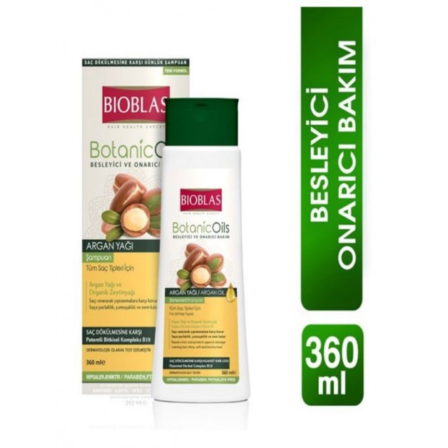 Bioblas Şampuan & Botanik Oils Argan Yağı Tüm Saç Tipleri İçin 360ml