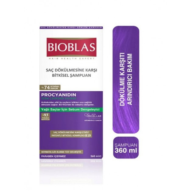 Bioblas Şampuan & Yaglanma Karşıtı +Kolajen 115 Ml 360 Ml