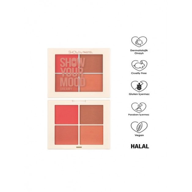 Show By Pastel Allık & Show Your Mood Blush Set Dreamy Palet Set No: 442