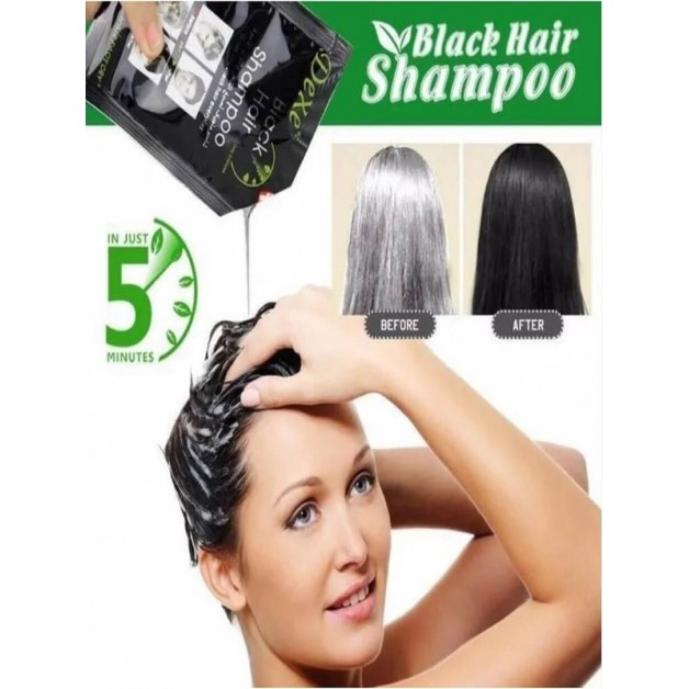 Dexe Pratik Saç Boyası & Saç Siyahlatan Şampuan 400ml