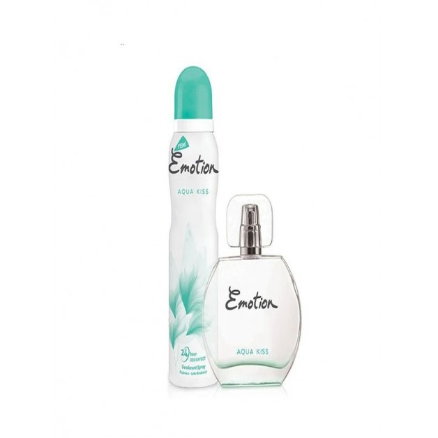 Emotion Parfüm Seti & Ocean Fresh Edt Kadın 50ml + Deodorant Sprey Ocean Fresh Kadın 150ml Kofre