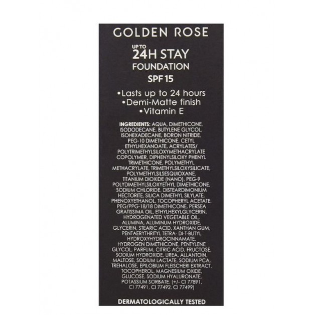 Golden Rose Fondöten & Up To 24 Hours Stay Foundatıon No: 15