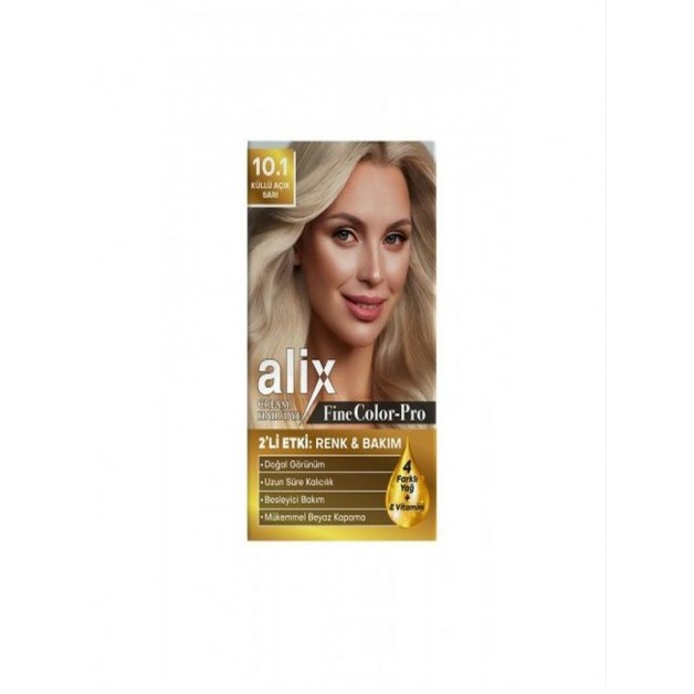 Alix Saç Boyası & Set Boya 10.1 Küllü Açık Sarı 50ml