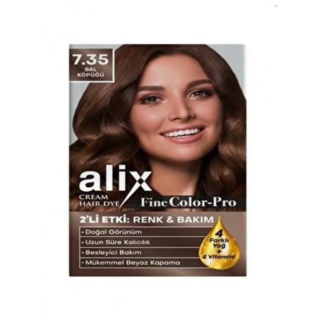 Alix Saç Boyası & Set Boya 7.35 Bal Köpüğü 50ml