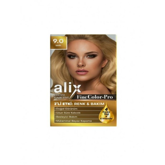 Alix Saç Boyası & Set Boya 9.0 Sarı 50ml
