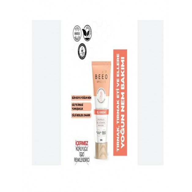 Beeo El Bakım Kremi & %100 Doğal Naturel Apicare El Bakım Kremi 50 Ml Beeo El Bakım Kremi & %100 Doğal Naturel Apicare El Bakım Kremi 50 Ml