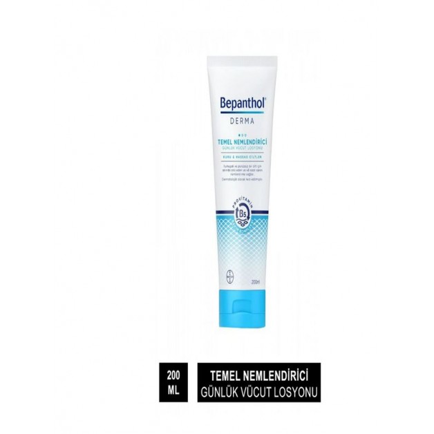 Bepanthol Vücut Bakım Losyonu & Derma Temel Nemlendirici Losyon & Kuru Ve Hassas Ciltler İçin 200Ml Bepanthol Vücut Bakım Losyonu & Derma Temel Nemlendirici Losyon & Kuru Ve Hassas Ciltler İçin 200Ml