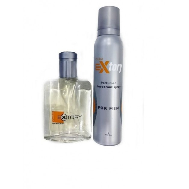Extory Parfüm Seti & Ocra Edt Erkek 100ml + Deodorant Sprey Ocra Erkek 150ml Kofre