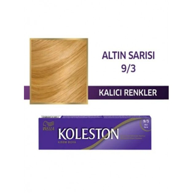 Koleston Saç Boyası & Single No: 9.3 Altın Sarısı