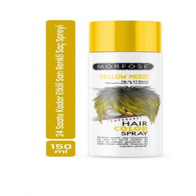 Morfose Saç Spreyi & Haır Color Sprey Yellow 150ml