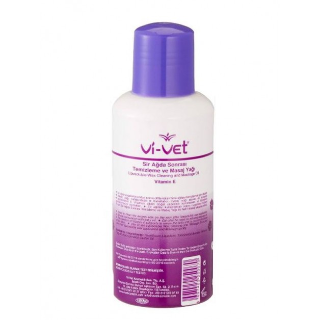 Vivet Ağda Yağı & Temizleme Ve Masaj Yağı E Vitaminli 125ml