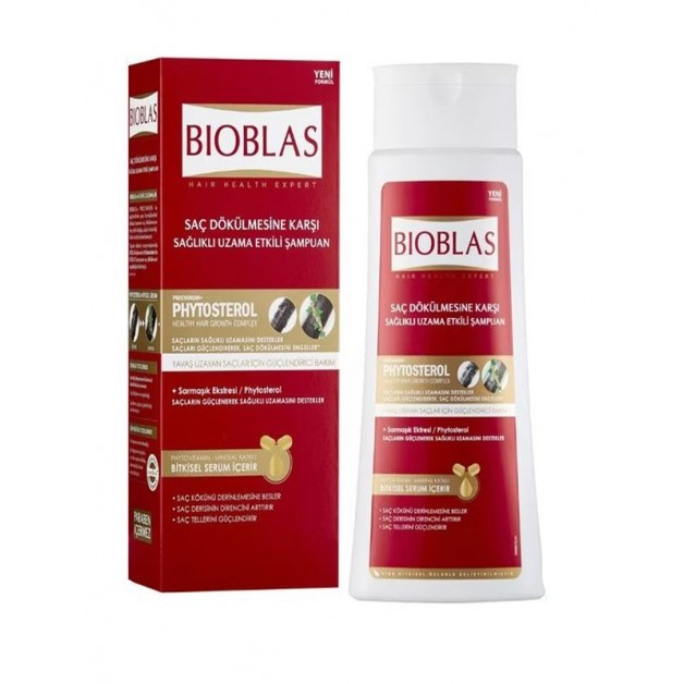 Bioblas Şampuan & Sarmaşık Bitki Özlü Yavaş Uzama Ve Dökülme Karşıtı 360ml
