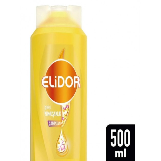 Elidor Saç Şampuanı & İpeksi Yumuşaklık Veren 500ml