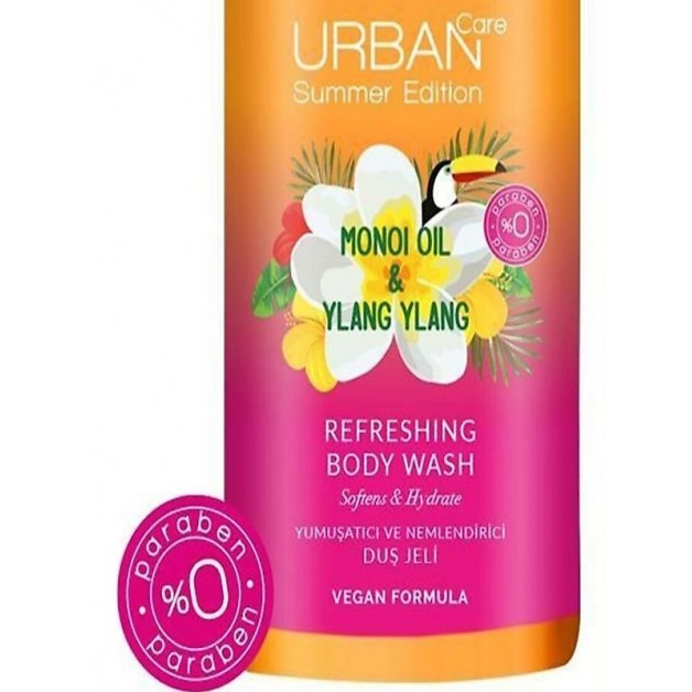 Urban Care Duş Jeli Summer Body Monoi & Ylang Ylang Arındırıcı Ve Ferahlatıcı Vegan 500ml