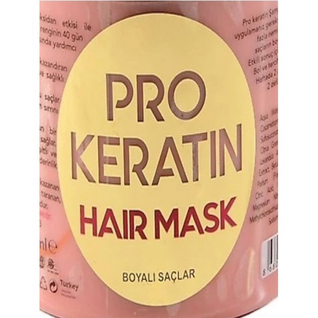 Redusa Saç Bakım Maskesi & Pro Keratin Mask Boyalı Saçlar İçin 500ml Pembe