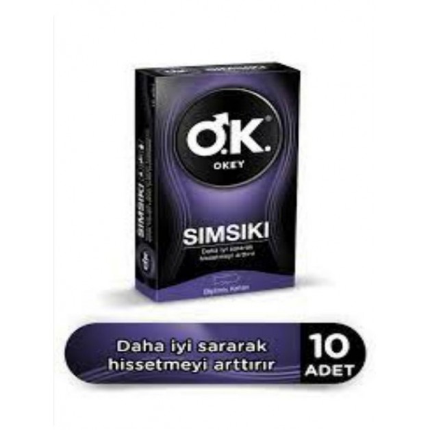 Okey Prezervatif & Sımsıkı Sarma Etkili 10lu
