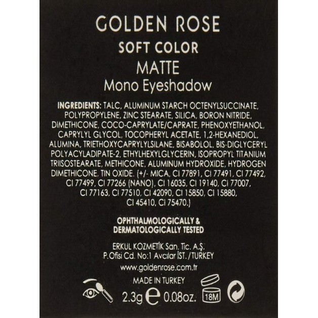 Golden Rose Göz Farı & Soft Color Matte Eyeshadow No: 83